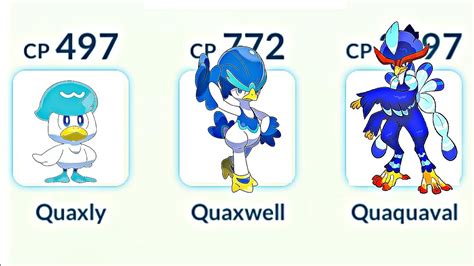 quaxly evolutions|Quaxly 